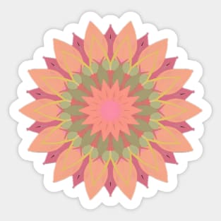 Fun fearless flower Sticker